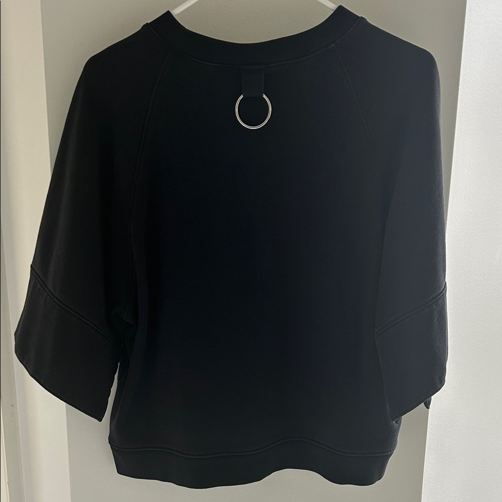 Tibi Black Sweatshirt short sleeve small